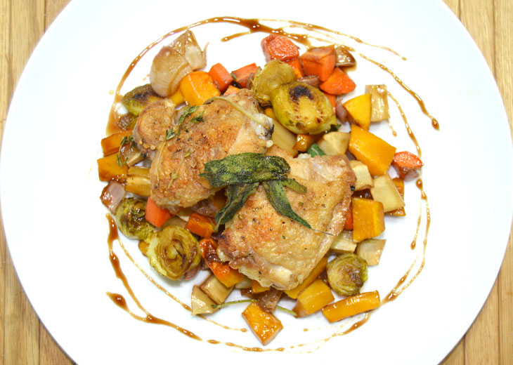 Plated meal