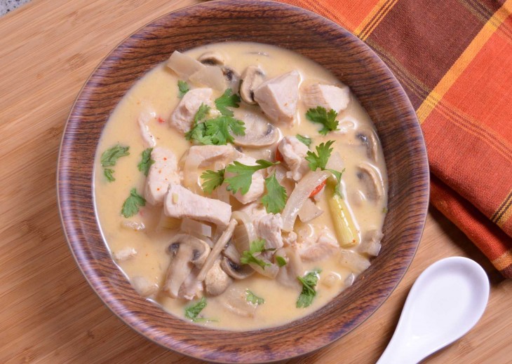 Thai Tom Kha Gai Coconut Chicken Soup