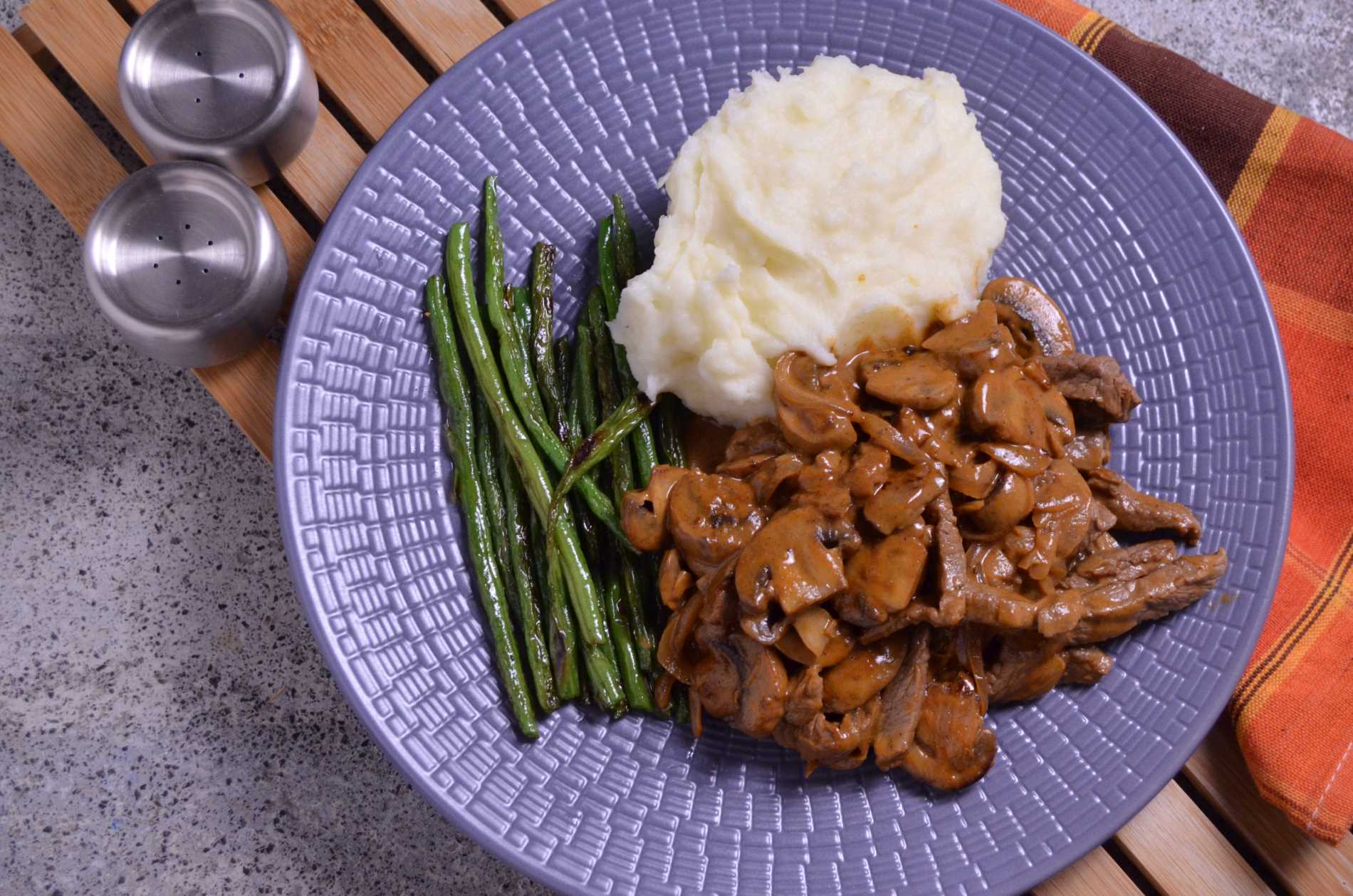 Plated meal
