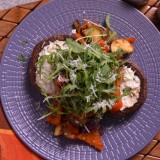 Ricotta Stuffed Portobello Mushrooms