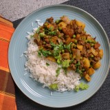 Beef, Potato and Pea Keema Curry