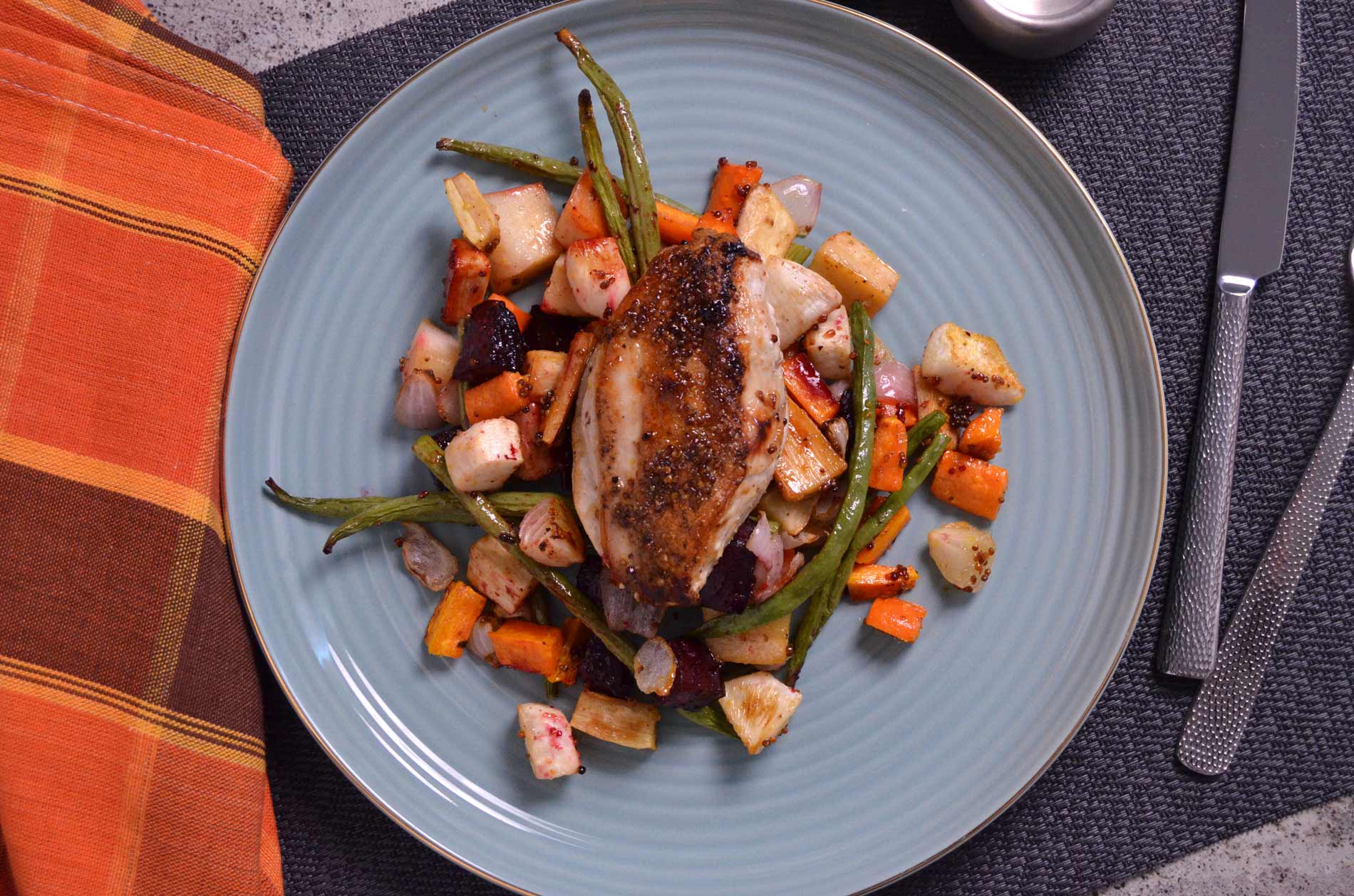 Plated meal