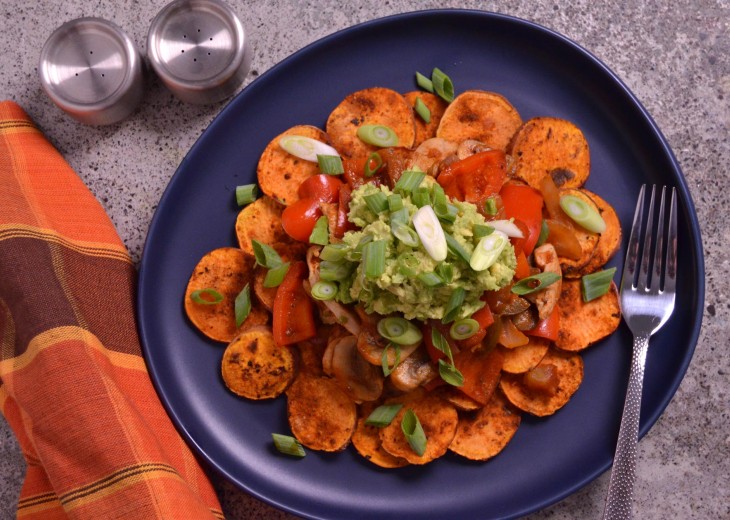 Chicken and Sweet Potato Nachos