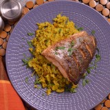 Pan Seared and Roasted Salmon