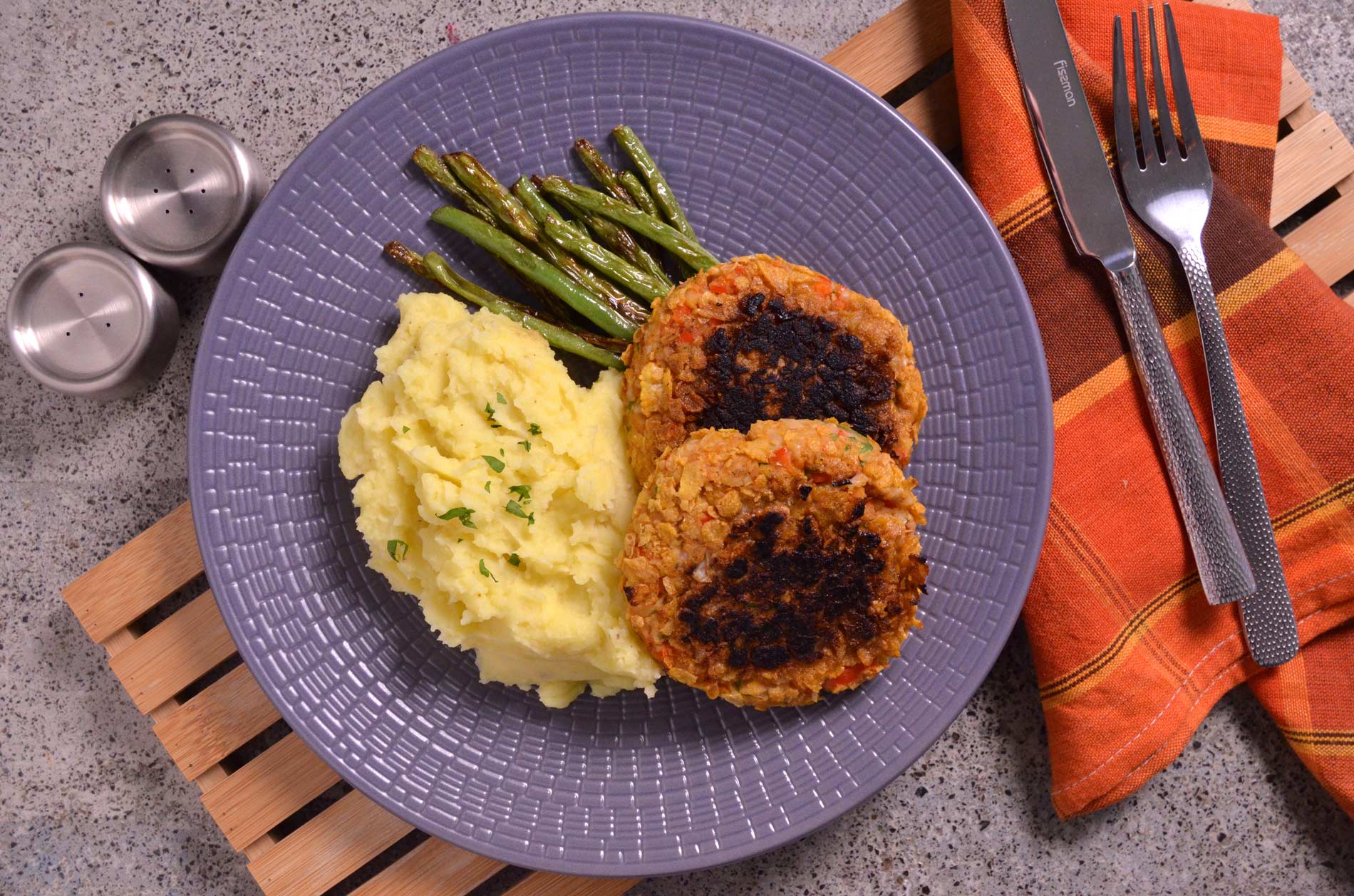 Plated meal