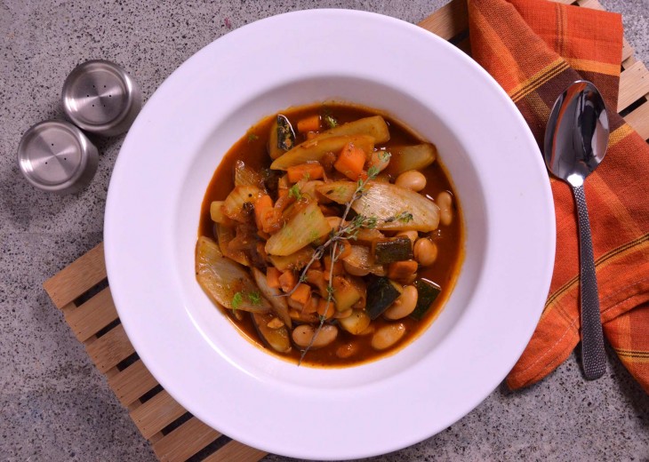 Braised Fennel & Butter Bean Stew