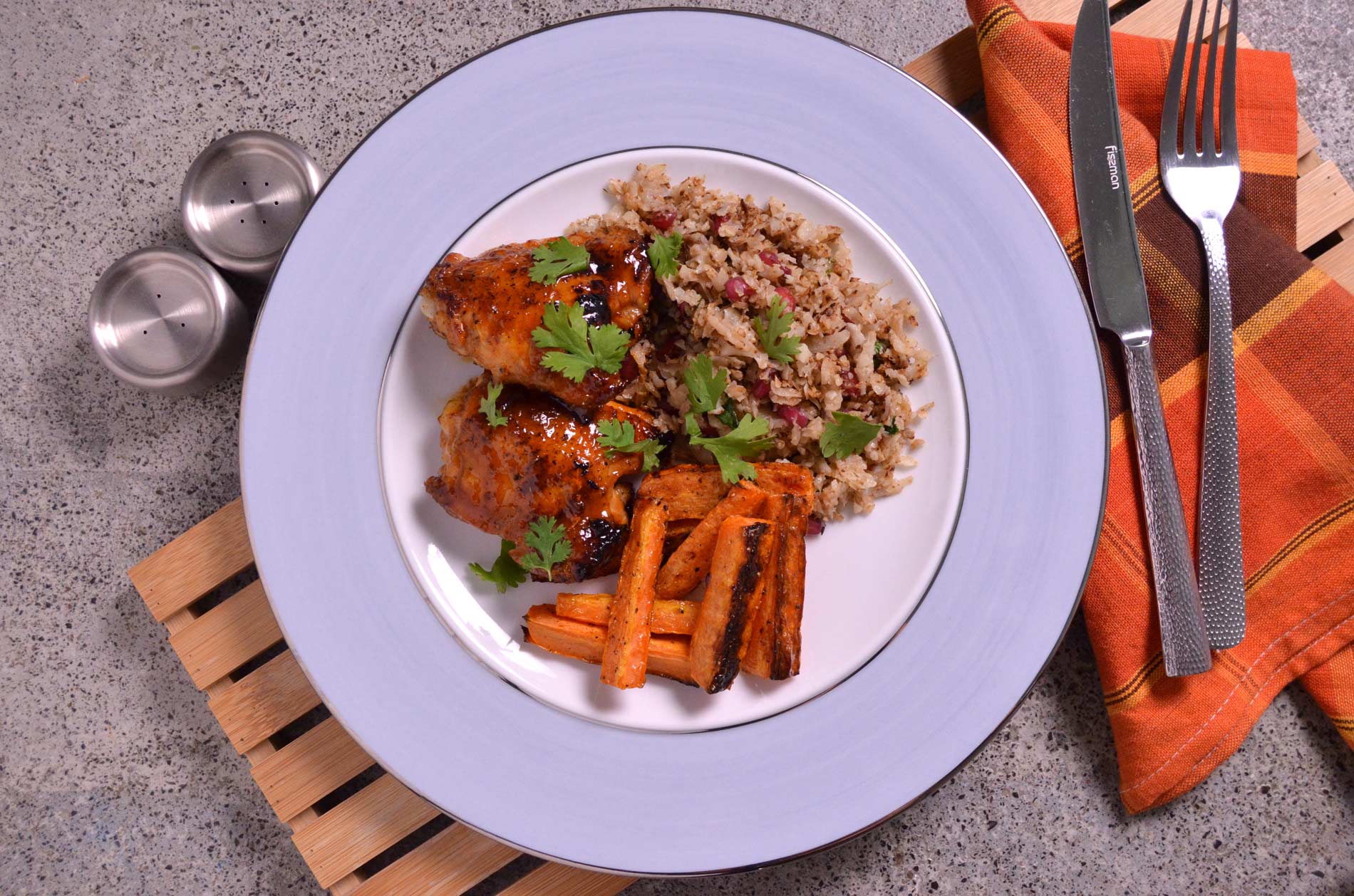 Plated meal
