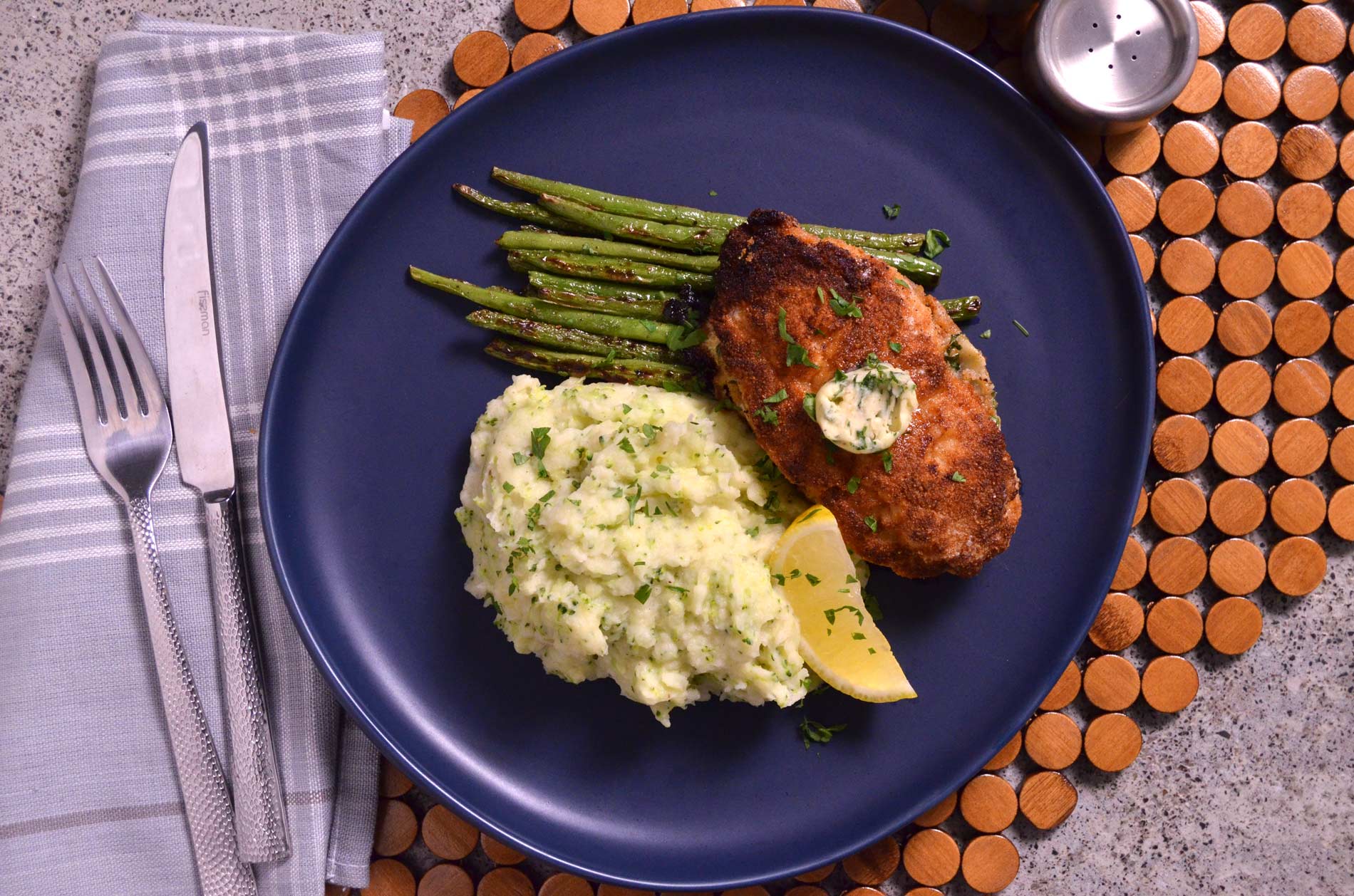 Plated meal