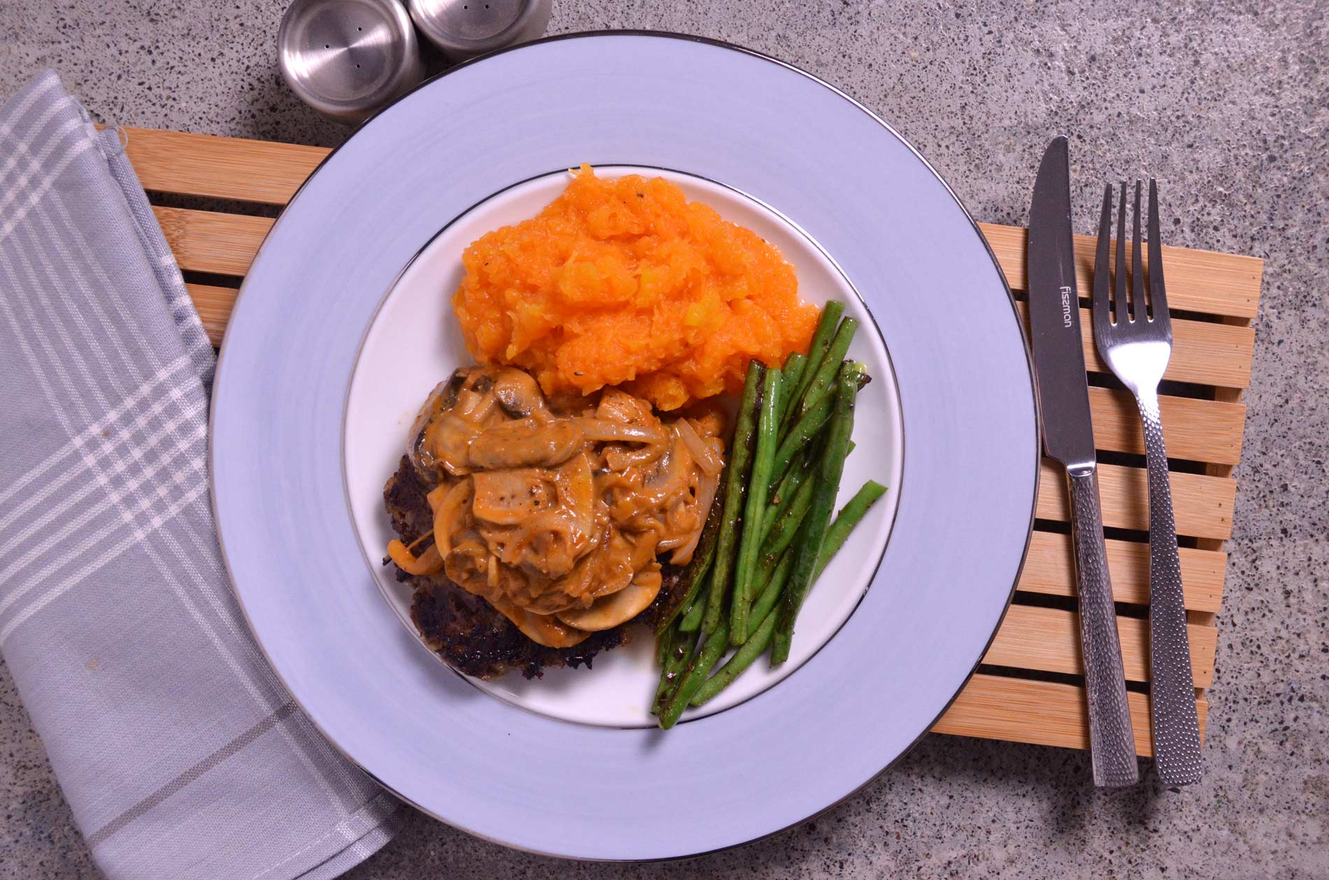 Plated meal