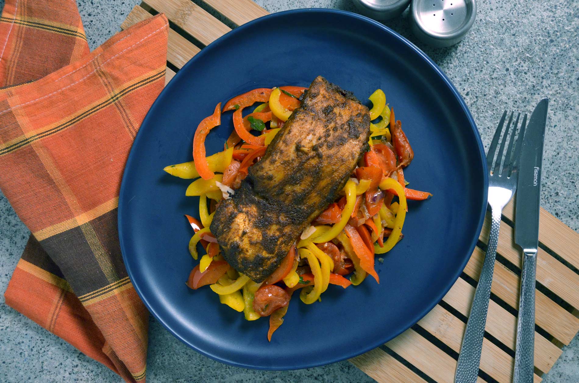 Plated meal