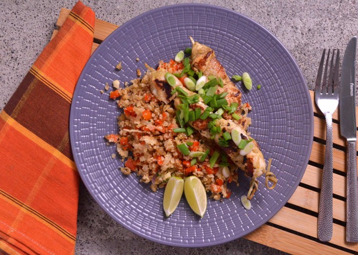 Green Curry Chicken Skewers