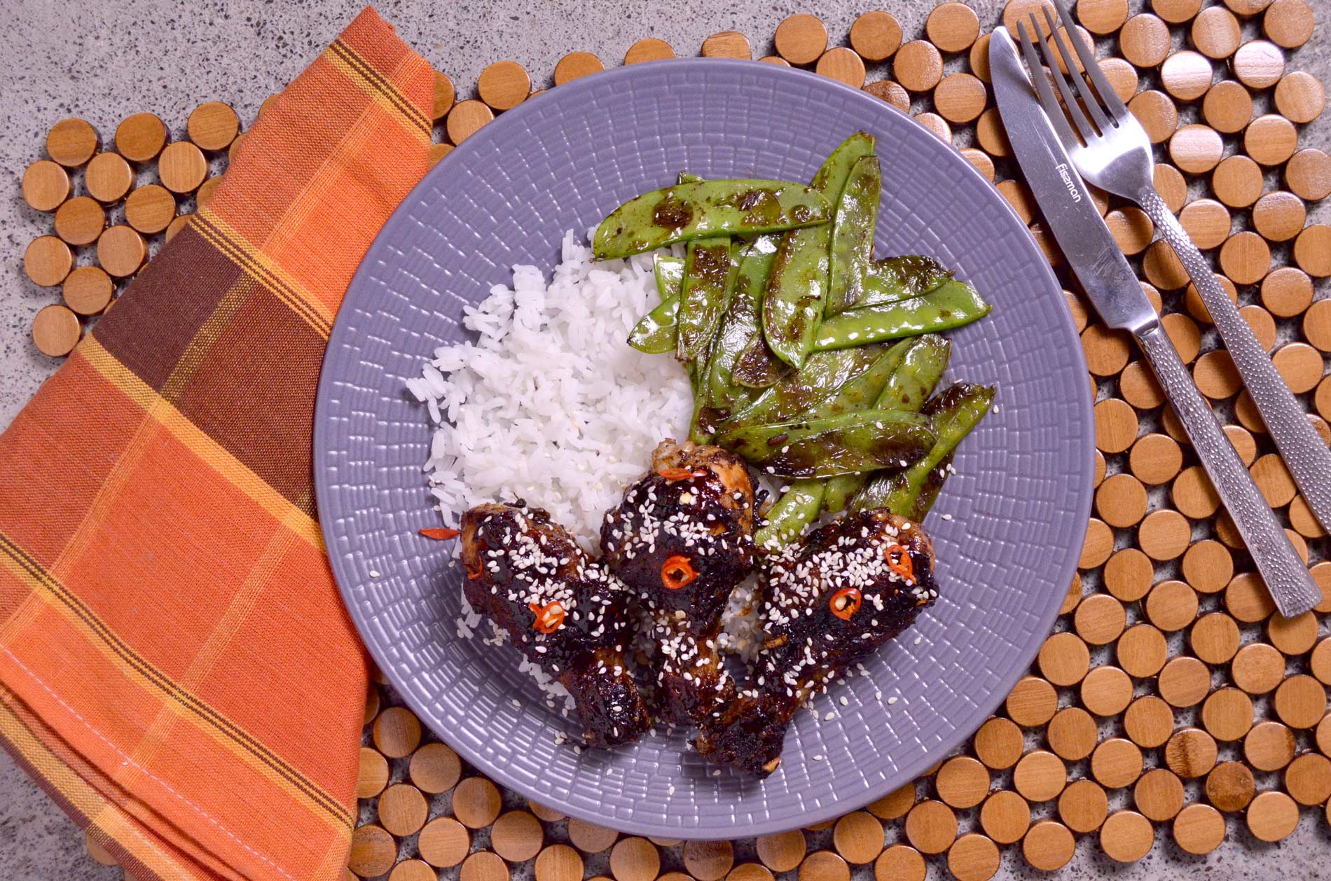 Plated meal