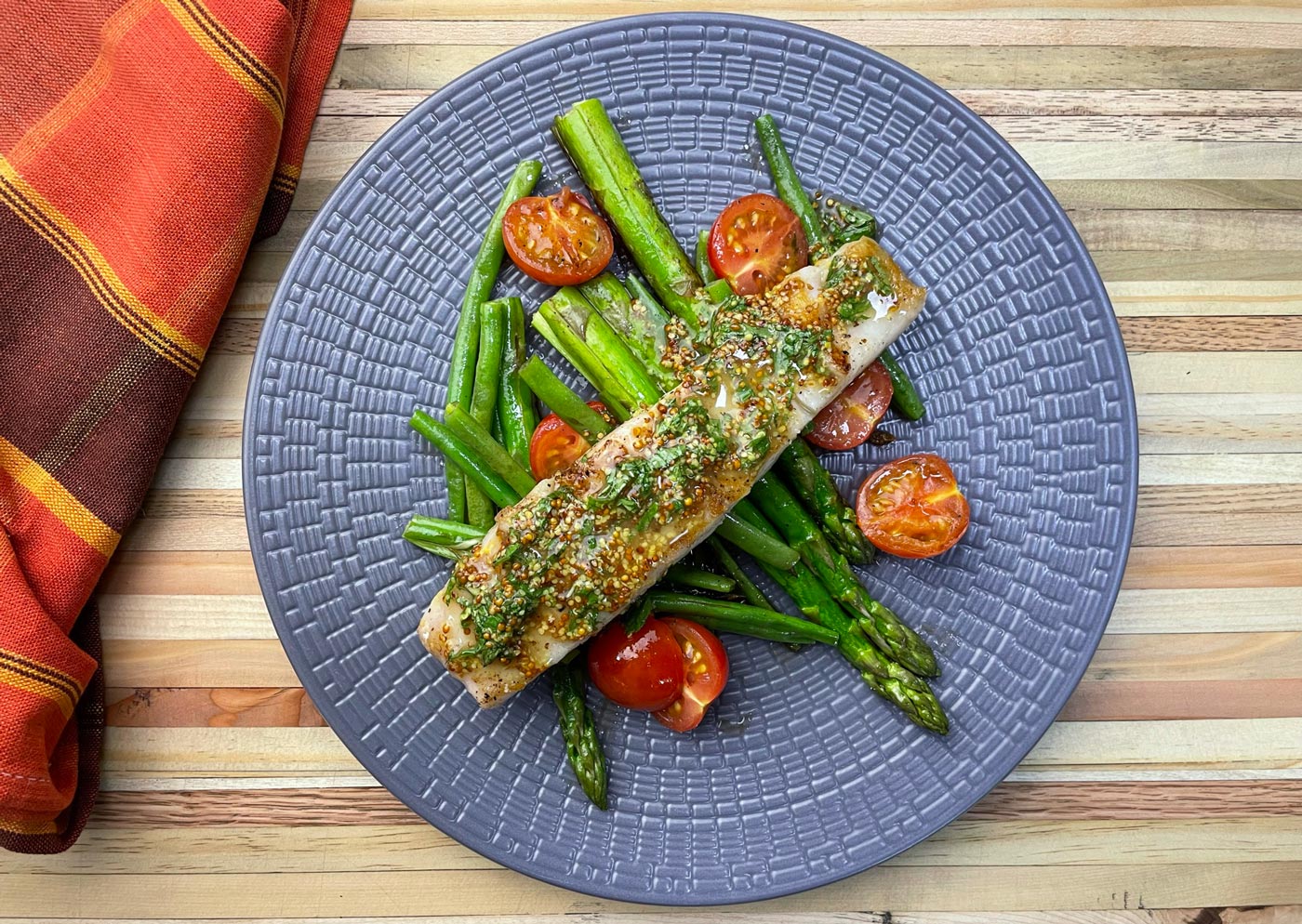 Plated meal