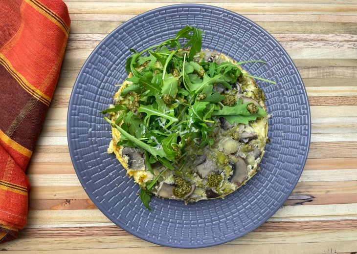 Mushroom and Leek Frittata
