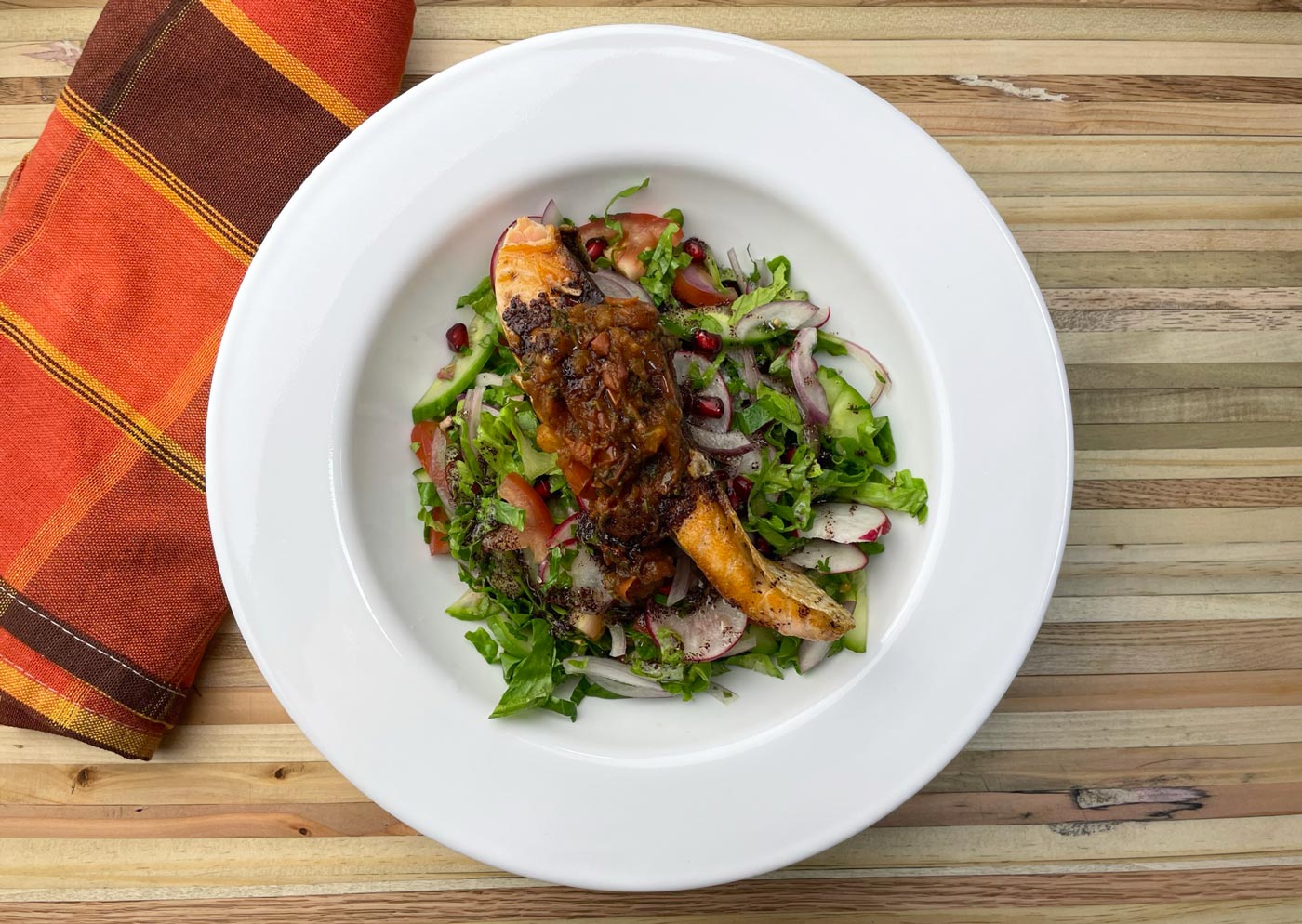 Plated meal