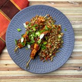 Korean Glazed Chicken Skewers