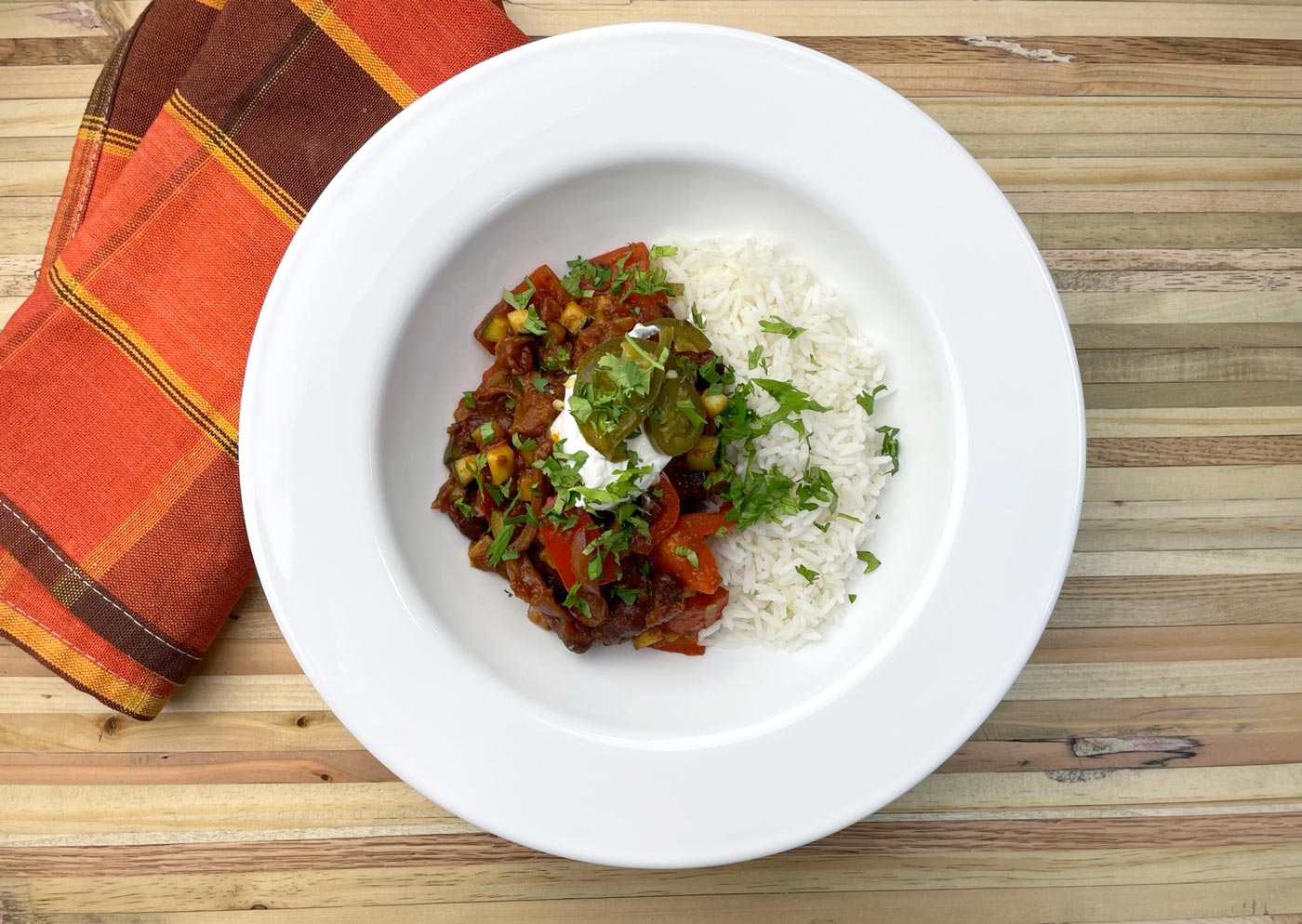 Plated meal