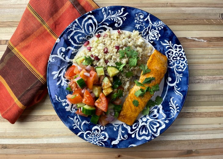 Roasted Tandoori Salmon