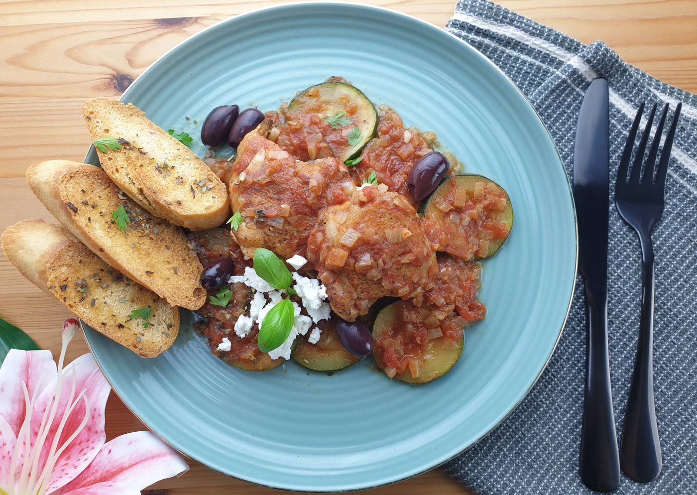 Plated meal