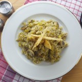 Leek and Mushroom Risotto