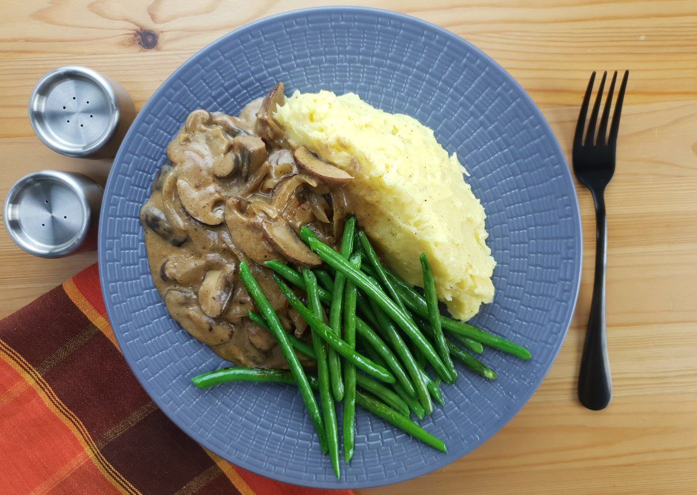 Plated meal