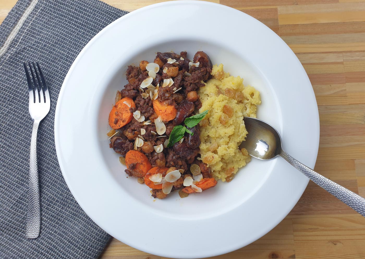 Plated meal