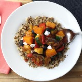 Traditional Ratatouille on a bed of Organic Quinoa