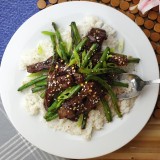 Sesame Beef and Green Bean Stir Fry