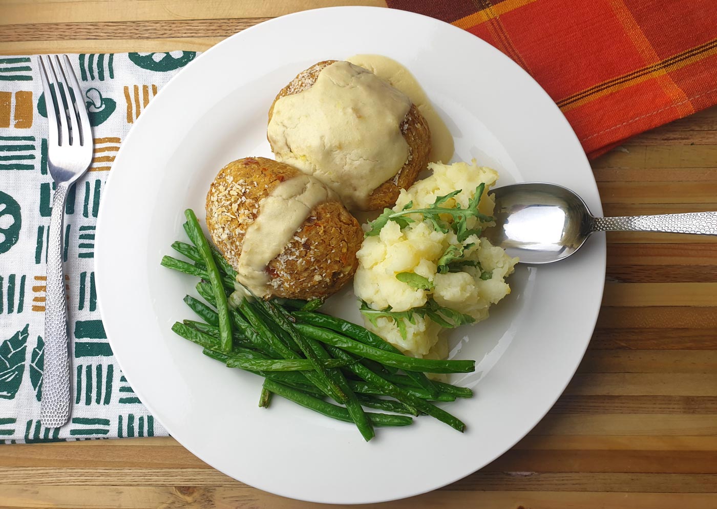 Plated meal