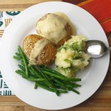 Vegetarian Chickpea Patty