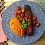 Roasted Salmon & Tomato Salsa