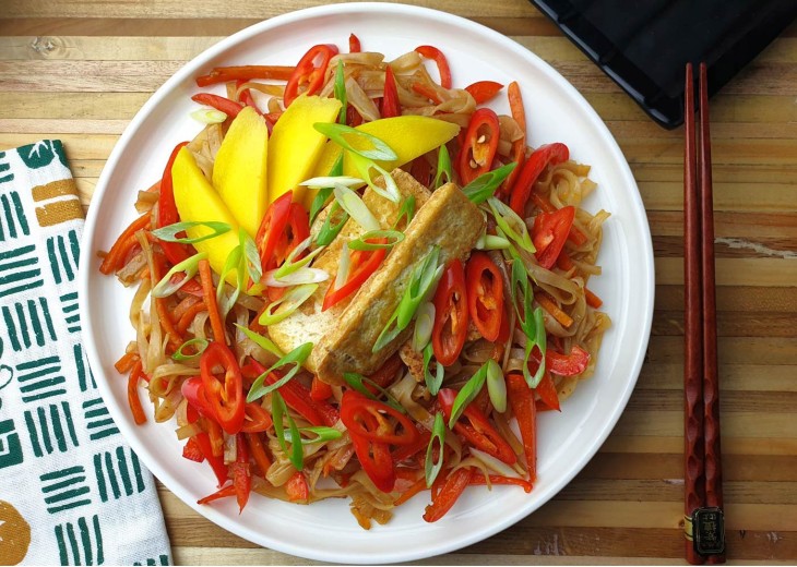 Mango Chilli Tofu Stir Fry