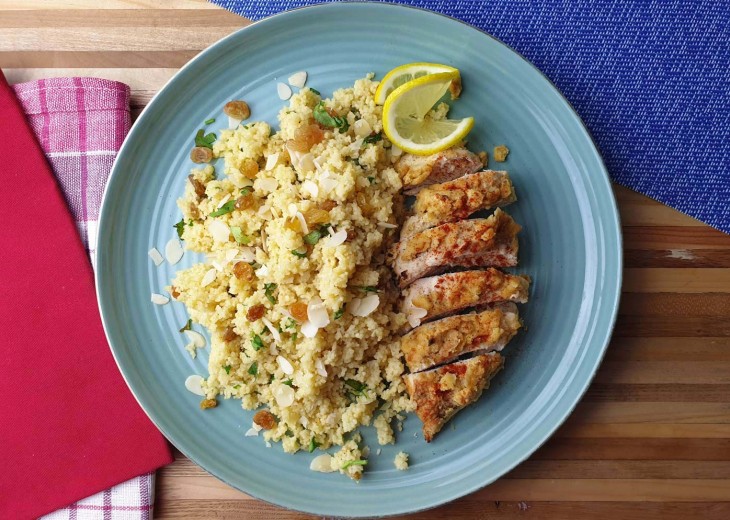 Hummus Crusted Chicken