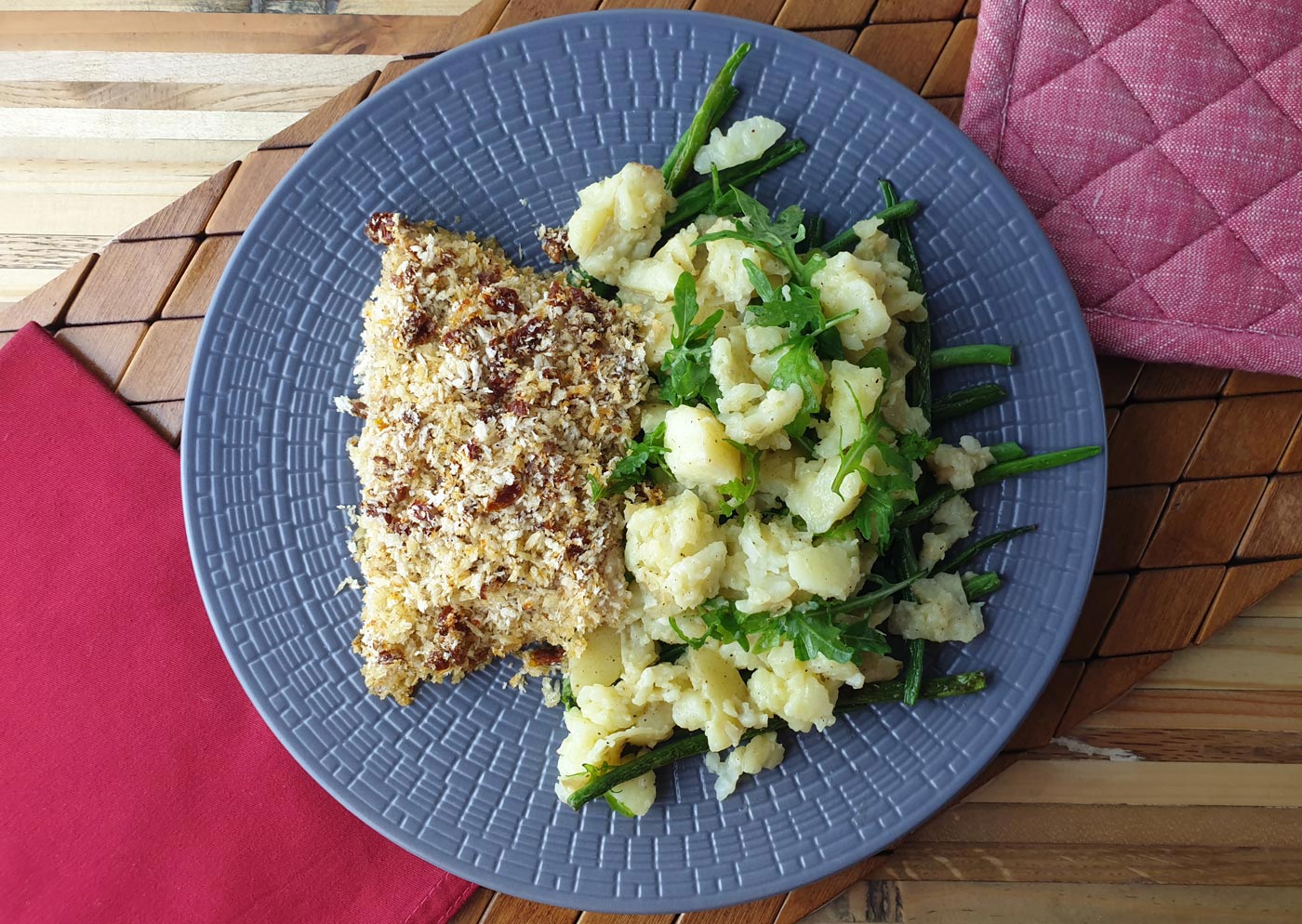 Plated meal
