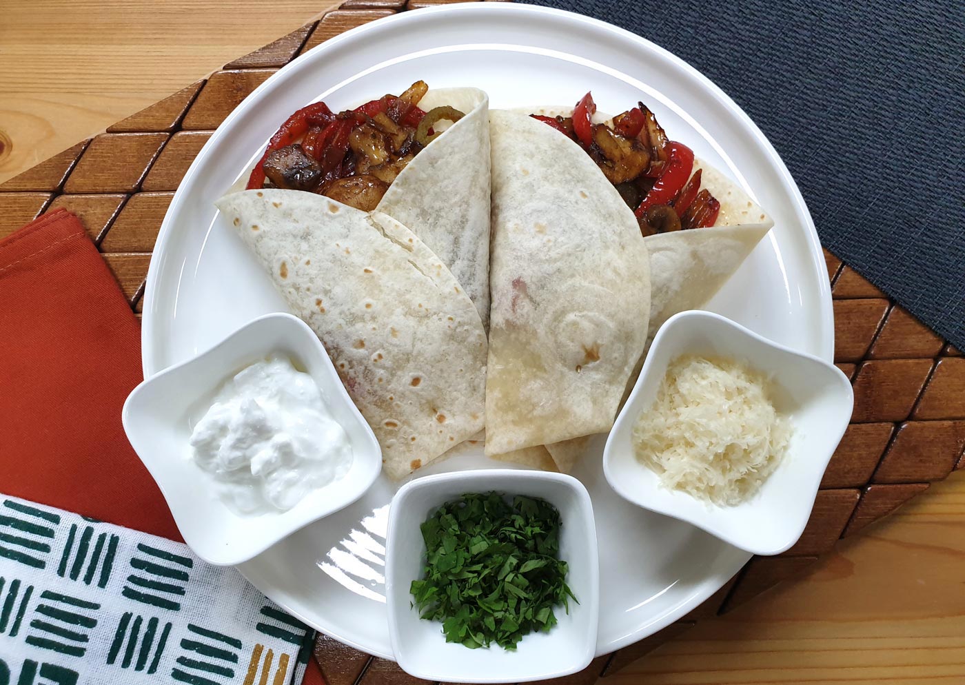 Plated meal