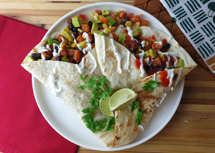 Honey, lime, Sweet Potato and Black Bean Tacos
