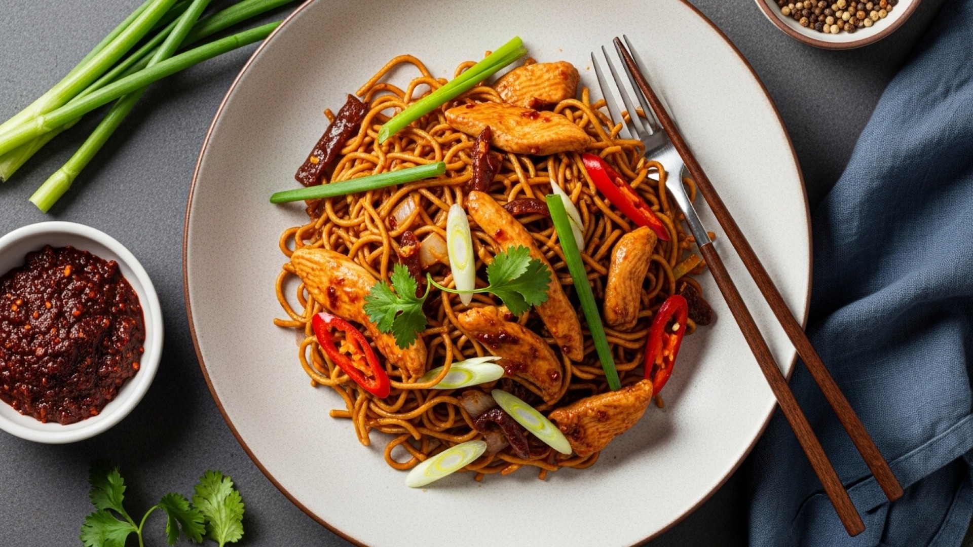 Szechuan -Style Stir-Fried Chicken Recipe | JustCook