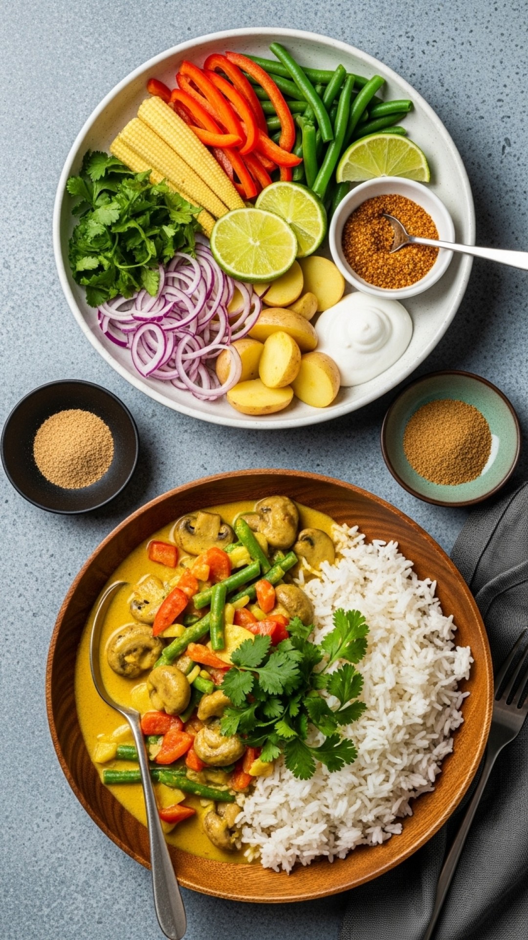 Thai Yellow Vegetable Curry
