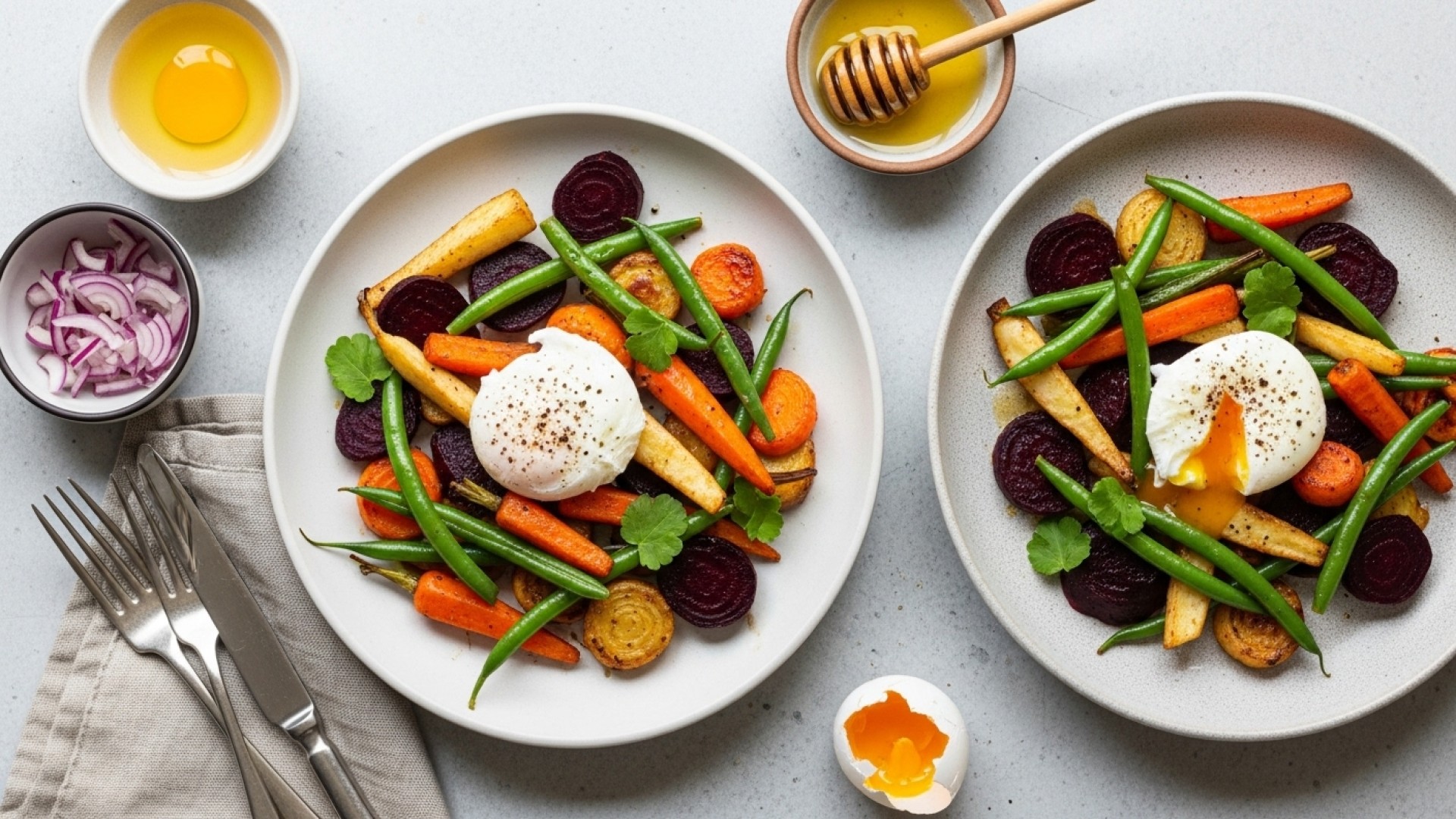 Mustard Glazed Roast Vegetables Recipe | JustCook