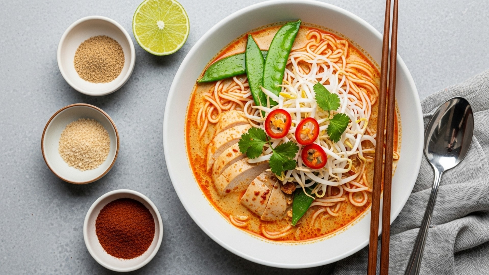 Chicken Laksa Recipe | JustCook