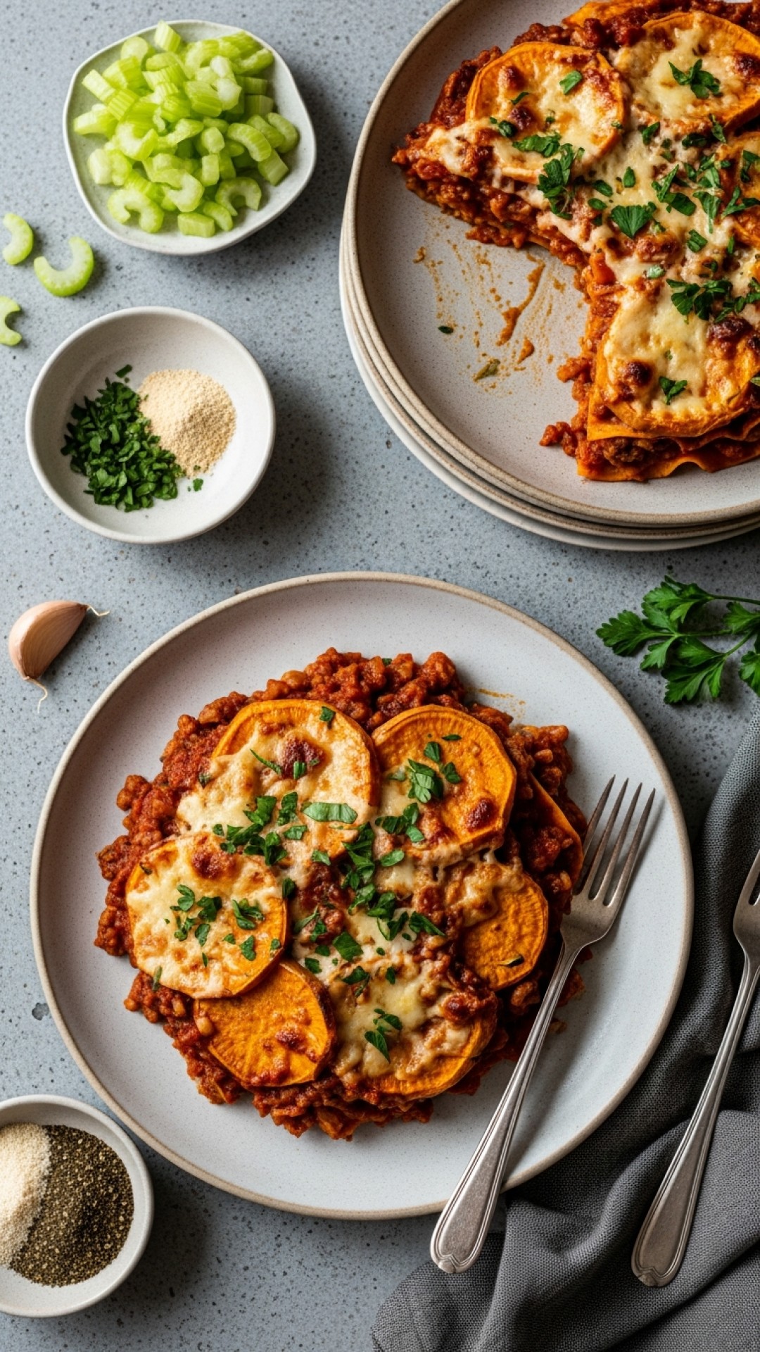 Sweet Potato & Beef Paleo Lasagne